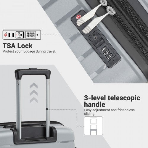 Kono KSK2595 Hard Shell 2 Piece Suitcase Set