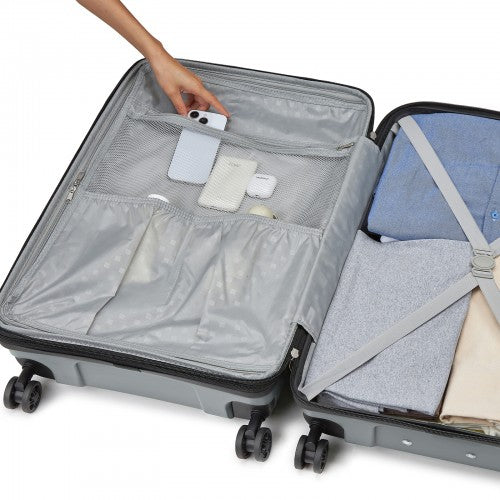 Kono KSK2595 Hard Shell 2 Piece Suitcase Set