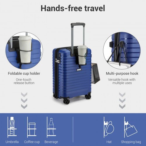 Kono KSK2595 Hard Shell Cabin Suitcase - 20 Inch