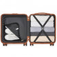 Kono KSK2596 Hard Shell Cabin Suitcase - 16 Inch