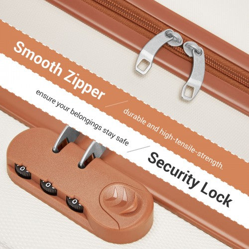 Kono KSK2596 Hard Shell Cabin Suitcase - 16 Inch