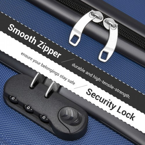 Kono KSK2596 Hard Shell Cabin Suitcase - 16 Inch