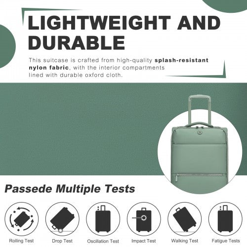 Kono KSN2593 Hard Shell Cabin Suitcase - 20 Inch