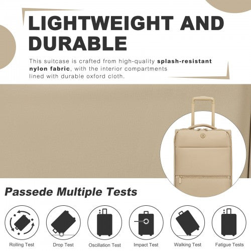 Kono KSN2593 Hard Shell Cabin Suitcase - 20 Inch