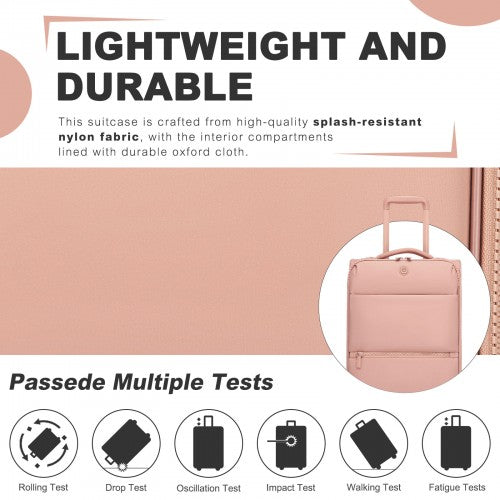 Kono KSN2593 Hard Shell Cabin Suitcase - 20 Inch