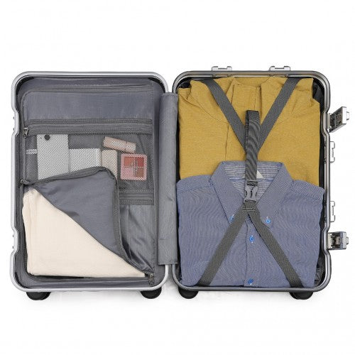 Kono KSS2481 Hard Shell Cabin Suitcase - 20 Inch