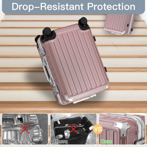 Kono KSS2481 Hard Shell Cabin Suitcase - 20 Inch