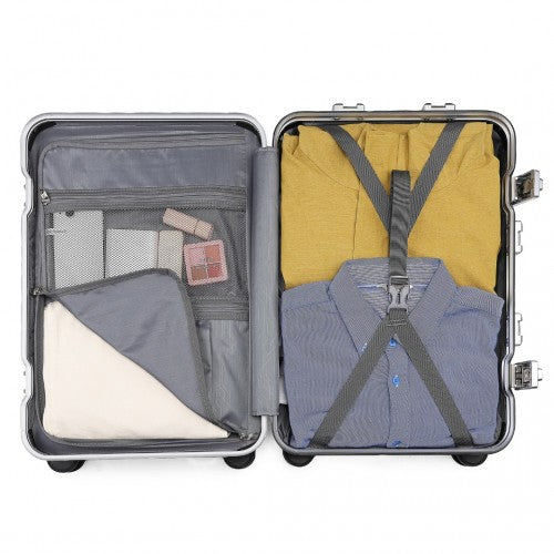 Kono KSS2481 Hard Shell Cabin Suitcase - 20 Inch