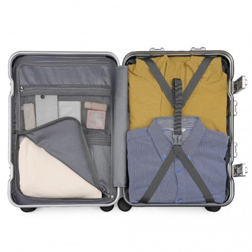 Kono KSS2481 Hard Shell Cabin Suitcase - 20 Inch