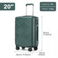 Kono KSS2495 Hard Shell Cabin Suitcase - 20 Inch