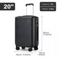 Kono KSS2495 Hard Shell Cabin Suitcase - 20 Inch