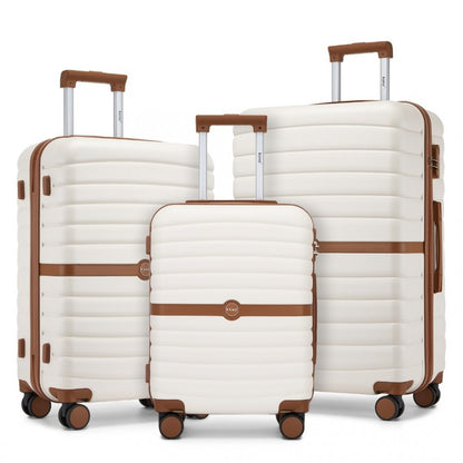 Kono Holiday Lightweight 4 Wheel Suitcase With TSA Lock