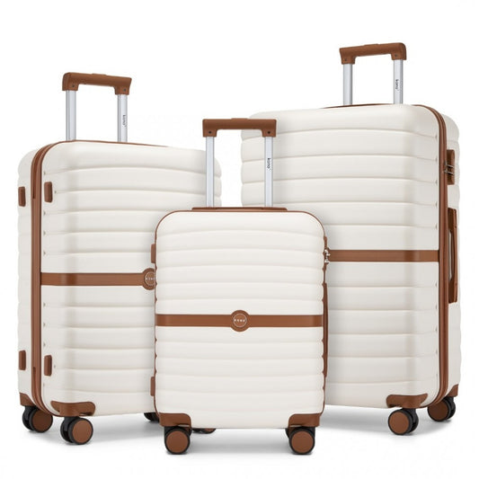 Kono Holiday Lightweight 4 Wheel Suitcase With TSA Lock