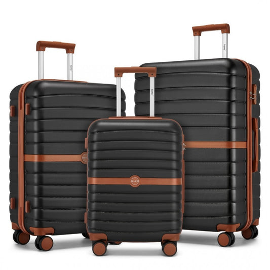 Kono Holiday Lightweight 4 Wheel Suitcase With TSA Lock