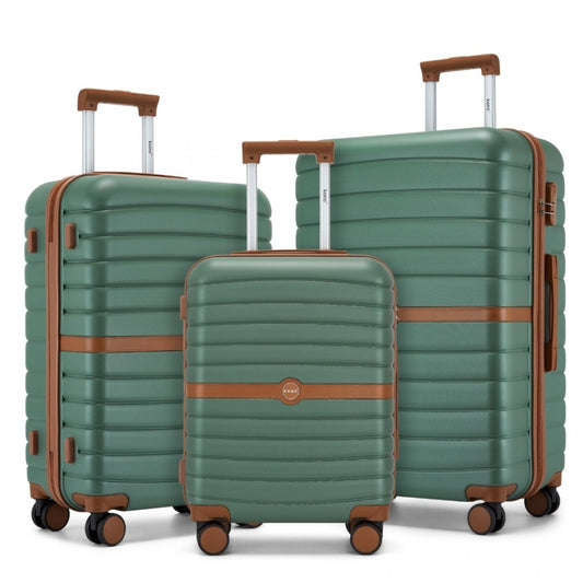Kono Holiday Lightweight 4 Wheel Suitcase With TSA Lock