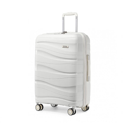 Kono K2094L Hard Shell Medium Suitcase - 24 Inch