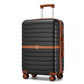 Kono Holiday Lightweight 4 Wheel Suitcase With TSA Lock