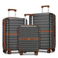 Kono Holiday Lightweight 4 Wheel Suitcase With TSA Lock