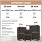 Kono Holiday Lightweight 4 Wheel Suitcase With TSA Lock