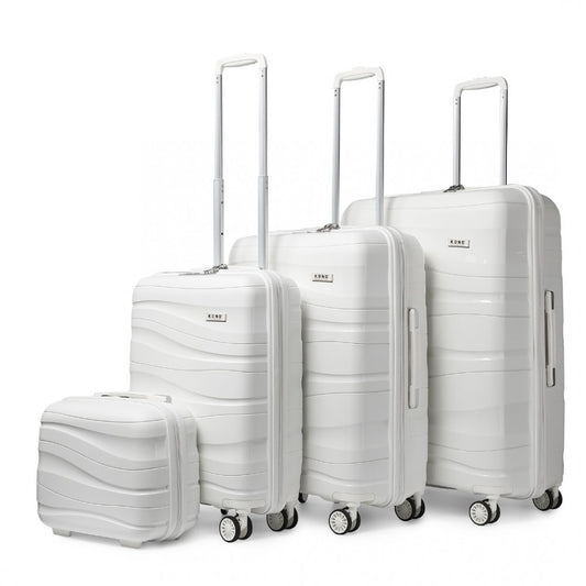 Kono K2094L Hard Shell 4 Piece Suitcase Set