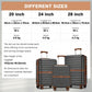 Kono Holiday Lightweight 4 Wheel Suitcase With TSA Lock