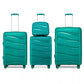 Kono Roamer Bright 4 Wheel Hard Shell Luggage With TSA Lock