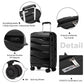 Kono K2094L Hard Shell Large Suitcase - 28 Inch