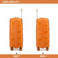 Kono Roamer Bright 4 Wheel Hard Shell Luggage With TSA Lock
