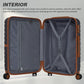 Kono Holiday Lightweight 4 Wheel Suitcase With TSA Lock