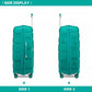 Kono Roamer Bright 4 Wheel Hard Shell Luggage With TSA Lock