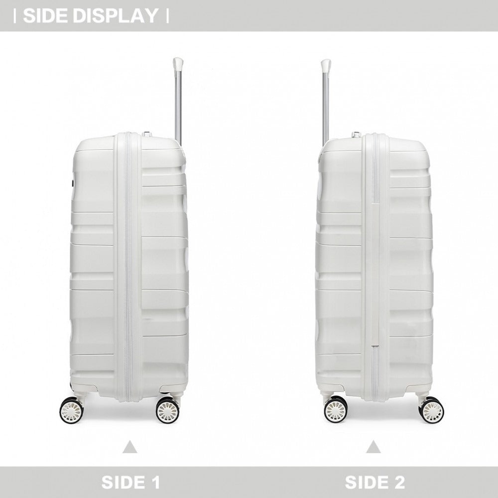 Kono Roamer Bright 4 Wheel Hard Shell Luggage With TSA Lock