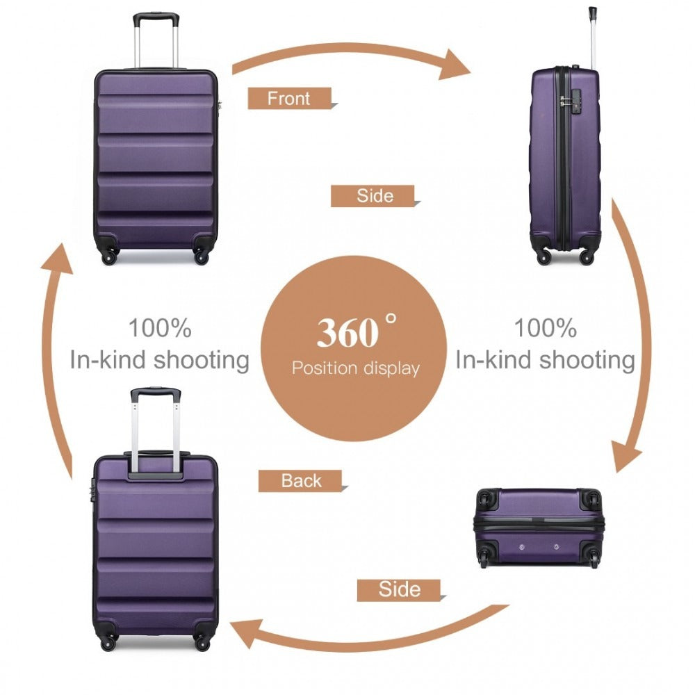 Kono K2191 Hard Shell Luggage With TSA Lock
