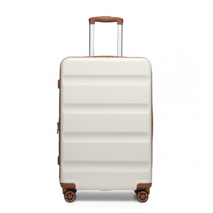 Kono Traveler 4 Wheel Lightweight Hard Shell Suitcase With TSA Lock