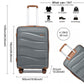 Kono K2094L Hard Shell Large Suitcase - 28 Inch