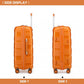Kono Roamer Bright 4 Wheel Hard Shell Luggage With TSA Lock