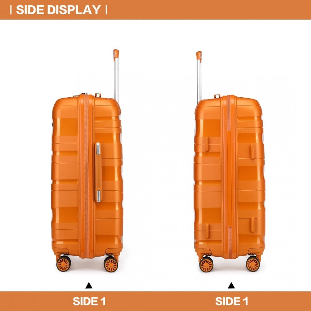 Kono Roamer Bright 4 Wheel Hard Shell Luggage With TSA Lock