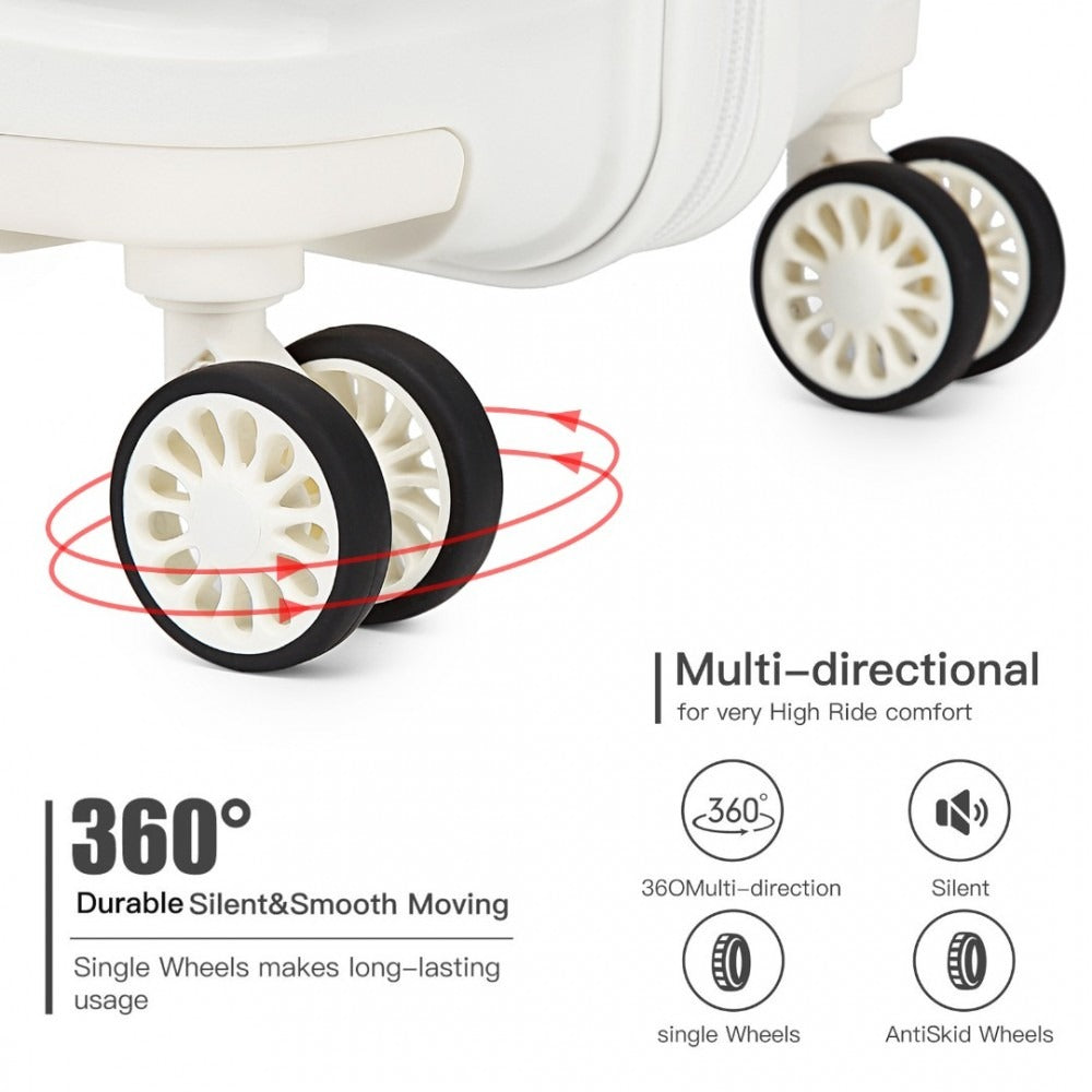 Kono K2094L Hard Shell Large Suitcase - 28 Inch