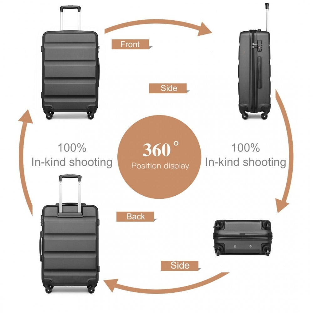 Kono K2191 Hard Shell Luggage With TSA Lock