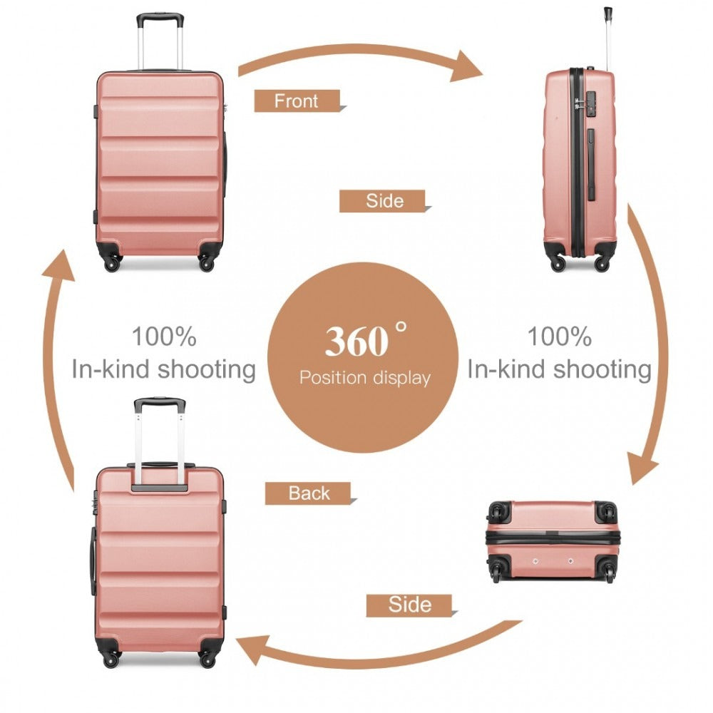 Kono K2191 Hard Shell Luggage With TSA Lock