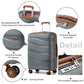 Kono K2094L Hard Shell Large Suitcase - 28 Inch