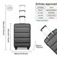 Kono K2191 Hard Shell Luggage With TSA Lock