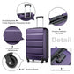 Kono K2191 Hard Shell Luggage With TSA Lock