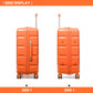 Kono K2292L Hard Shell Luggage With TSA Lock
