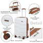 Kono K2094L Hard Shell Medium Suitcase - 24 Inch