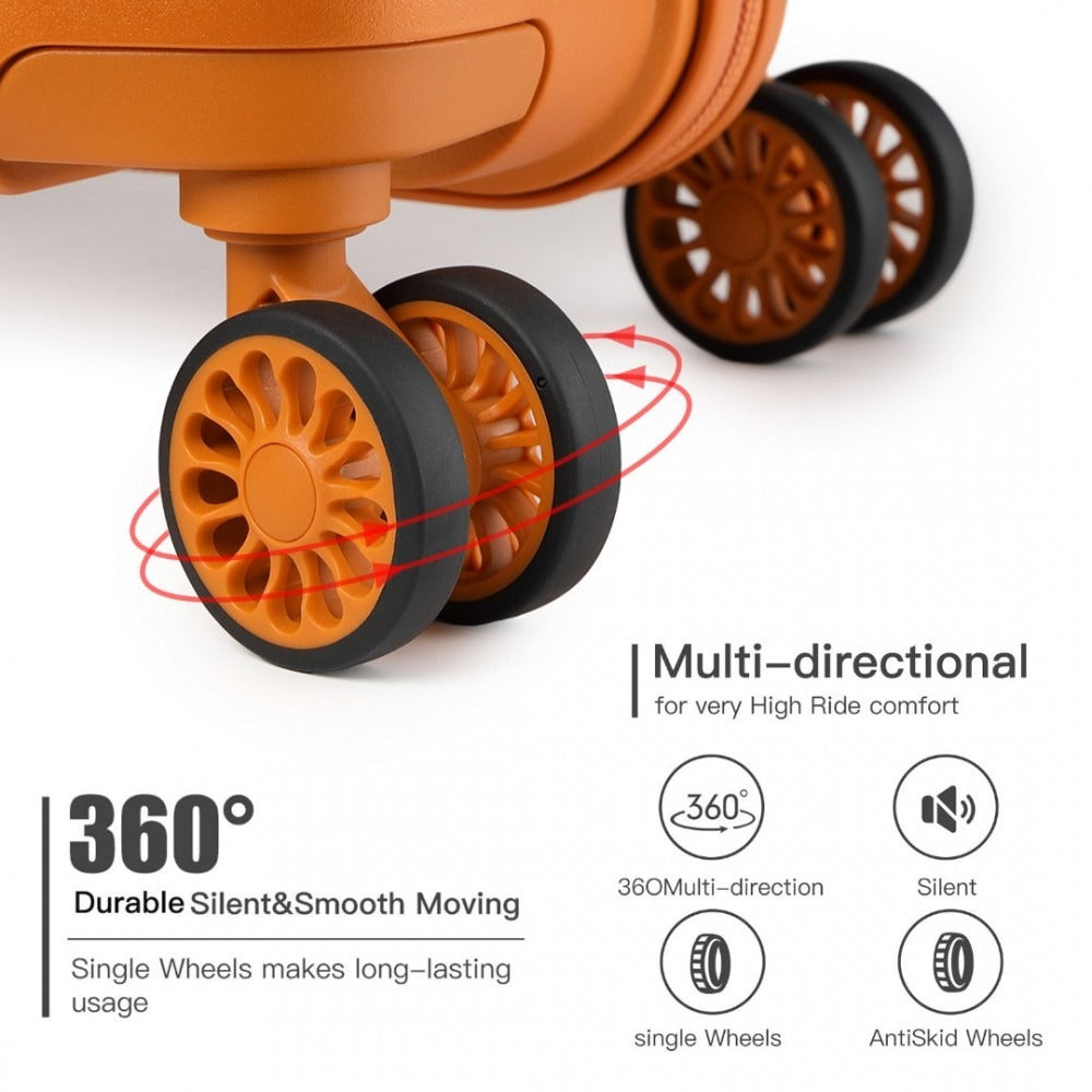 Kono K2094L Hard Shell Large Suitcase - 28 Inch