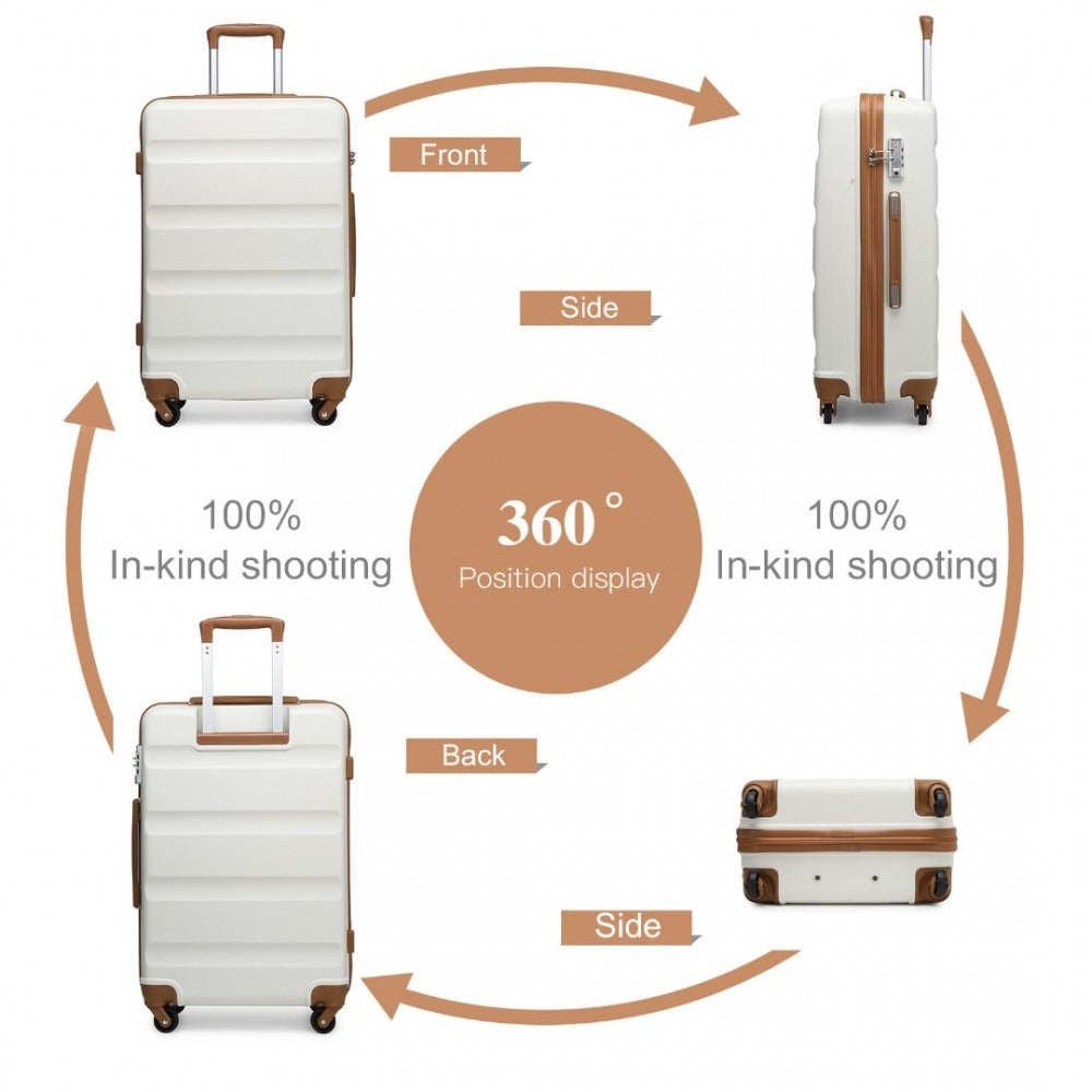 Kono K2191 Hard Shell Luggage With TSA Lock