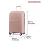 Kono Drift 4 Wheel Lightweight 4 Wheel Luggage With TSA Lock