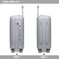 Kono Horizon 4 Wheel Hard Shell Suitcase with TSA Lock