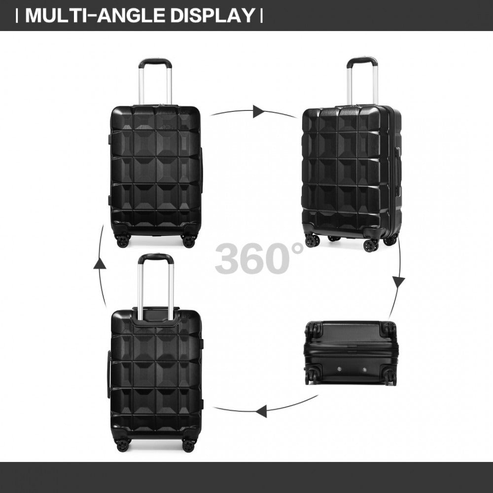 Kono K2292L Hard Shell Luggage With TSA Lock