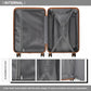 Kono K2292L Hard Shell Luggage With TSA Lock